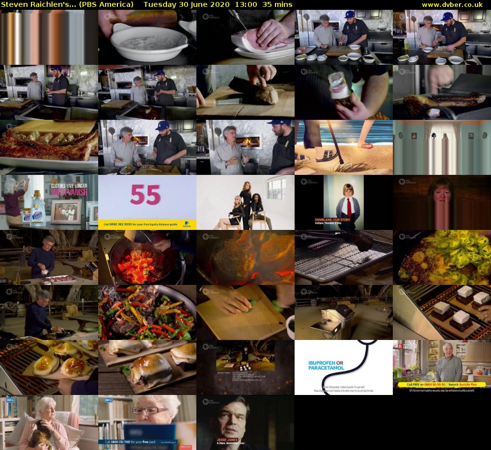 Steven Raichlen's... (PBS America) Tuesday 30 June 2020 13:00 - 13:35