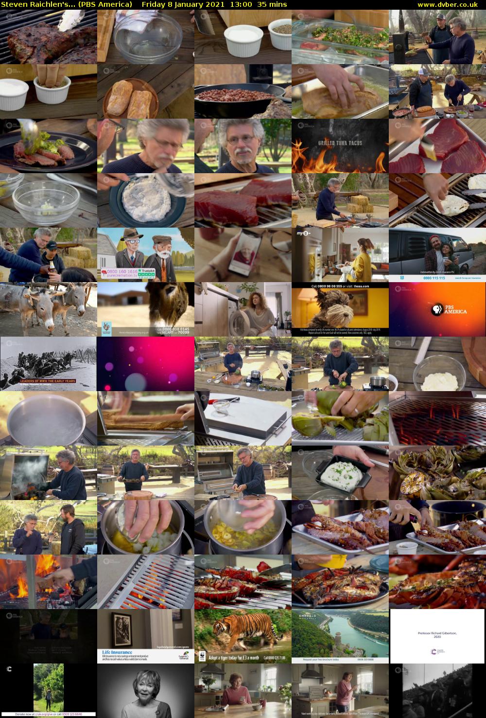 Steven Raichlen's... (PBS America) Friday 8 January 2021 13:00 - 13:35