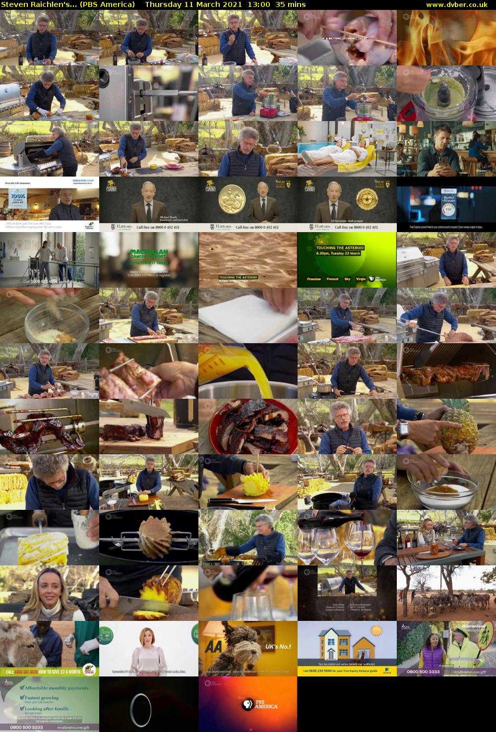 Steven Raichlen's... (PBS America) Thursday 11 March 2021 13:00 - 13:35