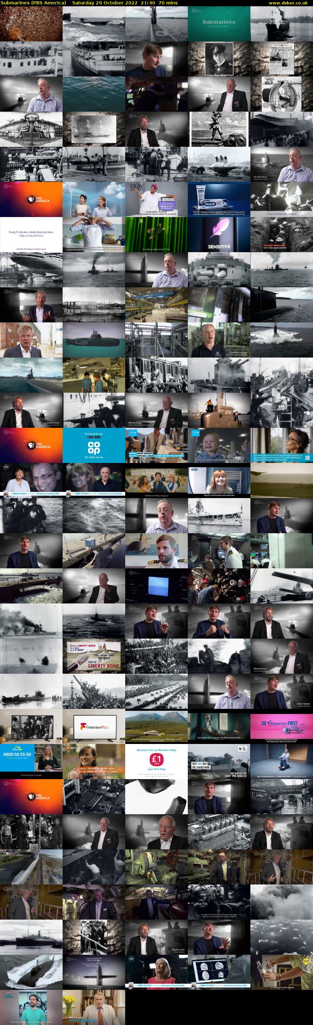 Submarines (PBS America) Saturday 29 October 2022 21:40 - 22:50