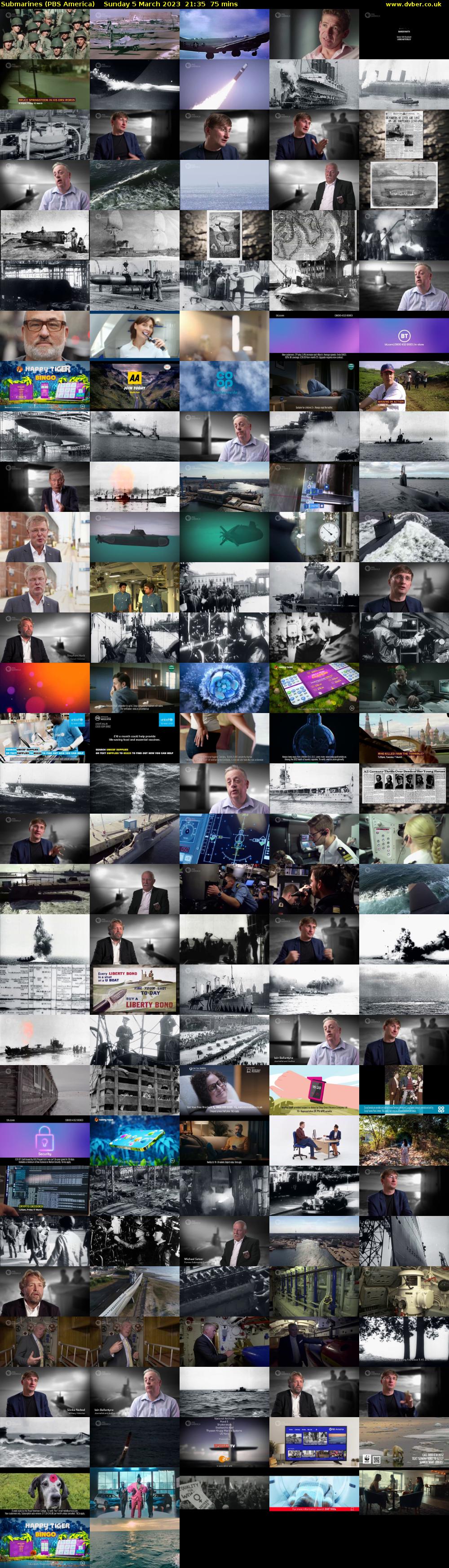 Submarines (PBS America) Sunday 5 March 2023 21:35 - 22:50