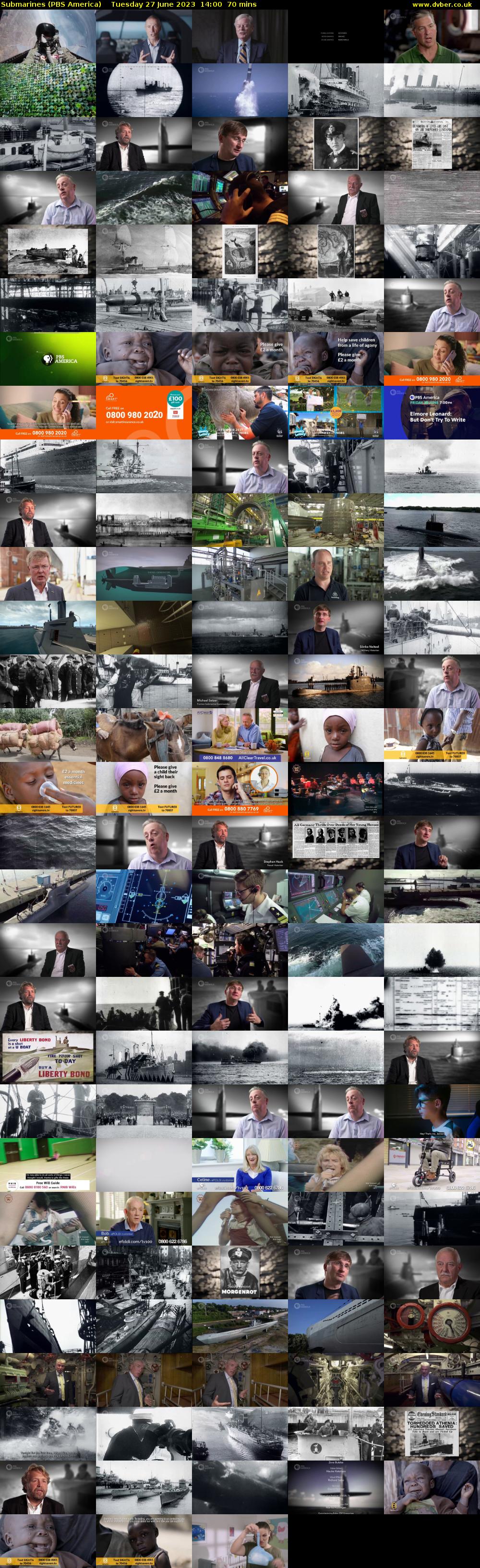 Submarines (PBS America) Tuesday 27 June 2023 14:00 - 15:10