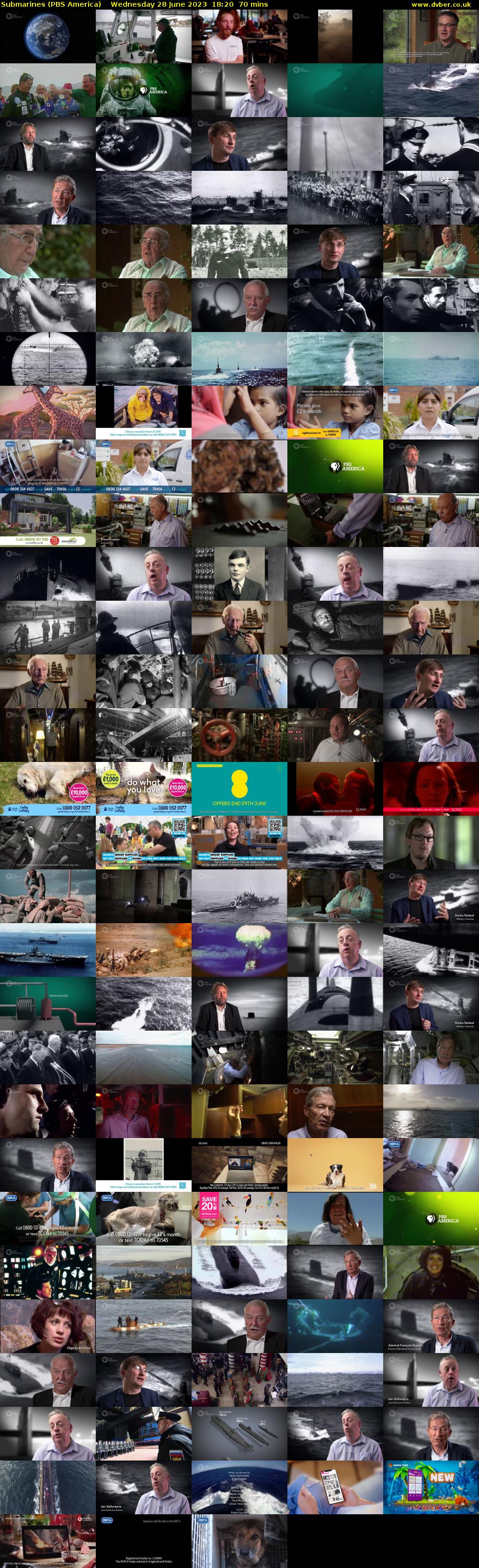 Submarines (PBS America) Wednesday 28 June 2023 18:20 - 19:30