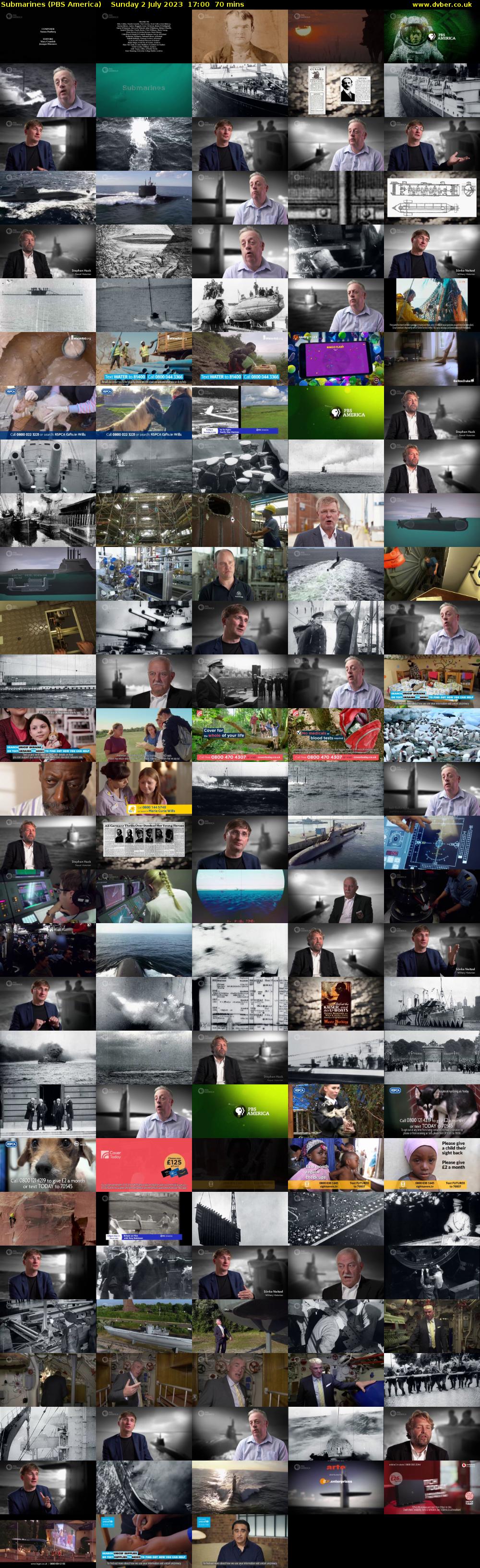 Submarines (PBS America) Sunday 2 July 2023 17:00 - 18:10
