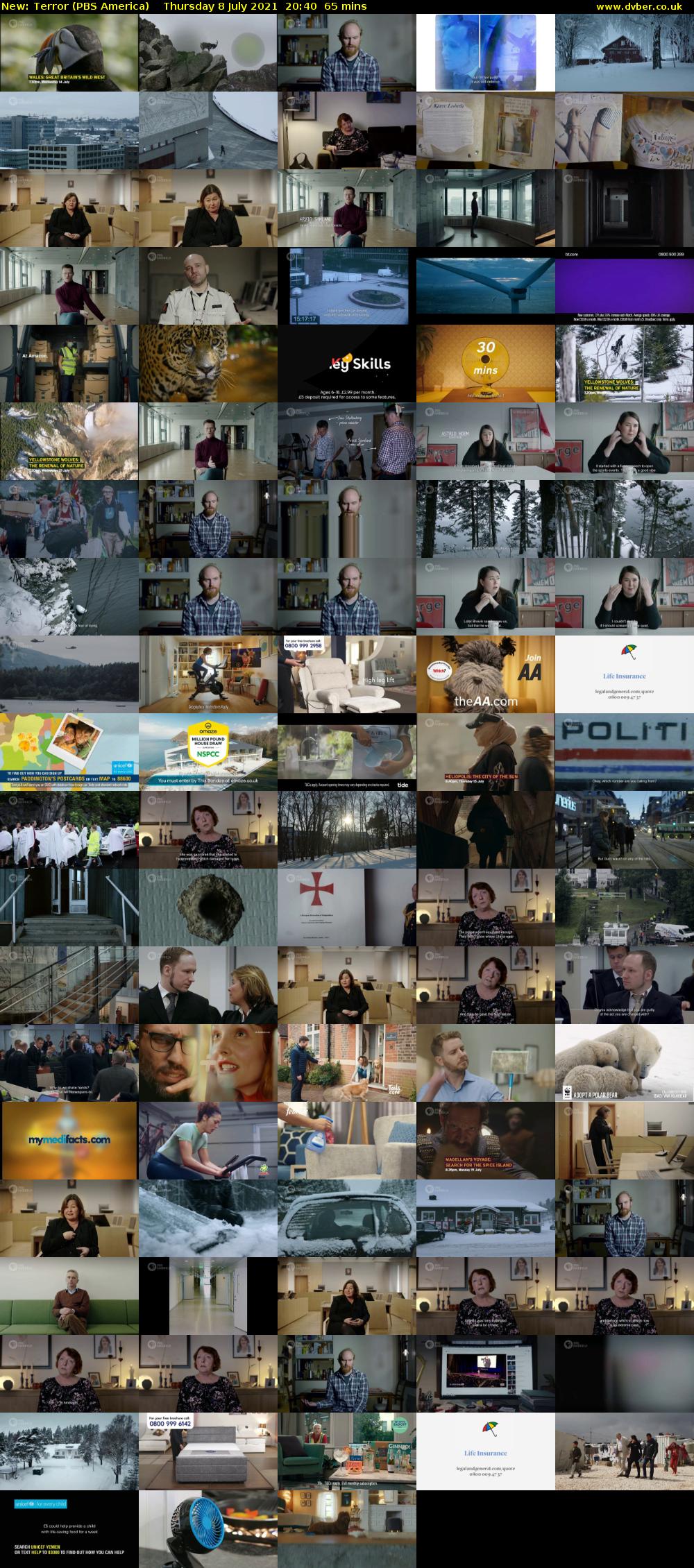 Terror (PBS America) Thursday 8 July 2021 20:40 - 21:45