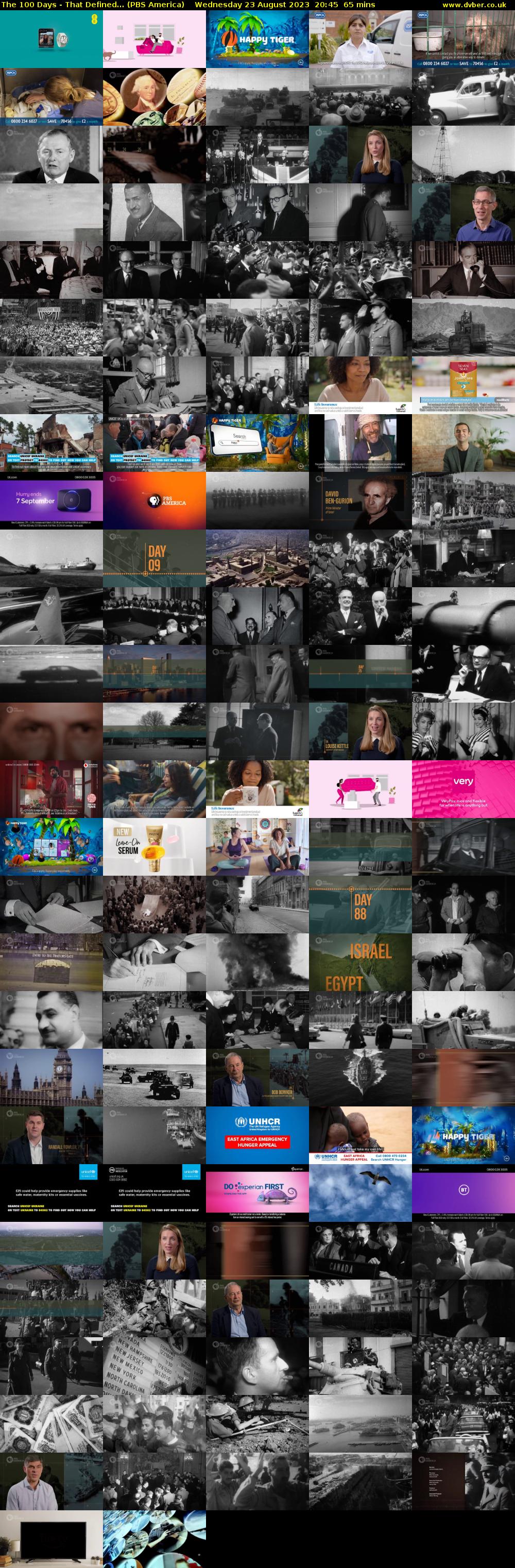 The 100 Days - That Defined... (PBS America) Wednesday 23 August 2023 20:45 - 21:50