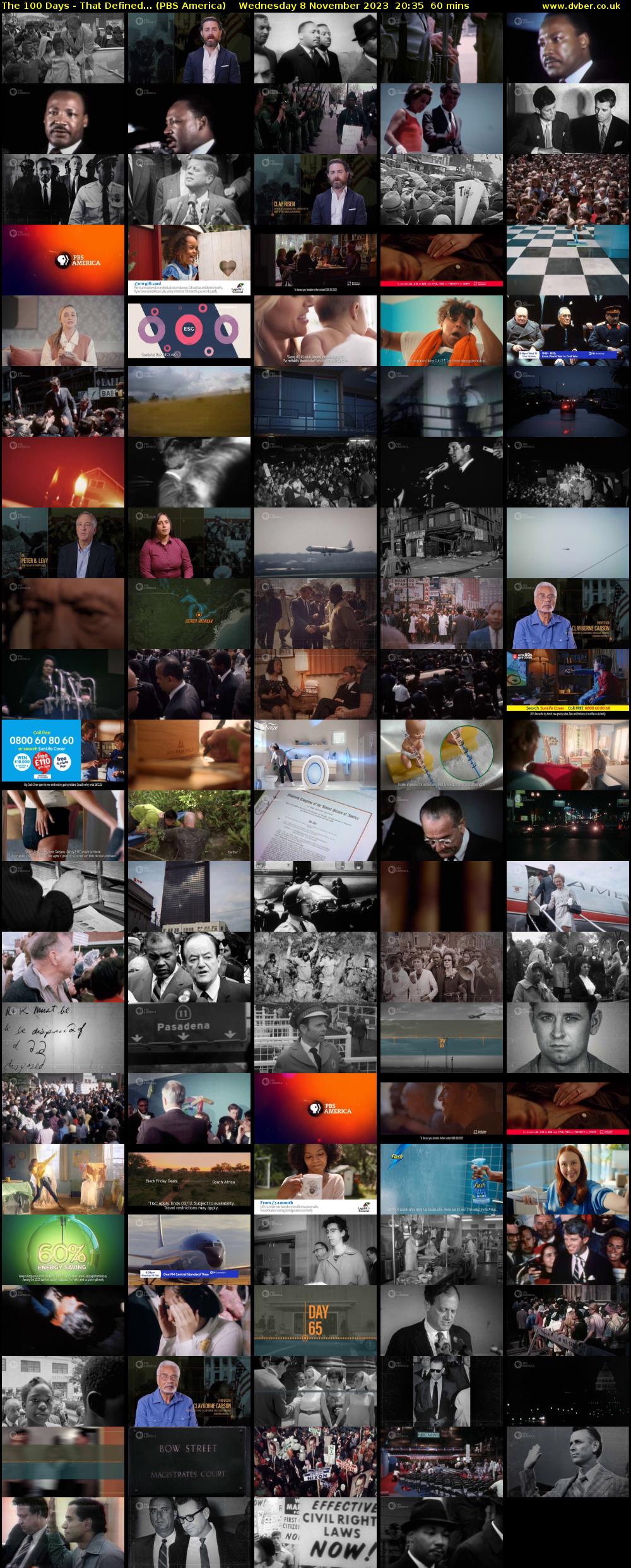 The 100 Days - That Defined... (PBS America) Wednesday 8 November 2023 20:35 - 21:35