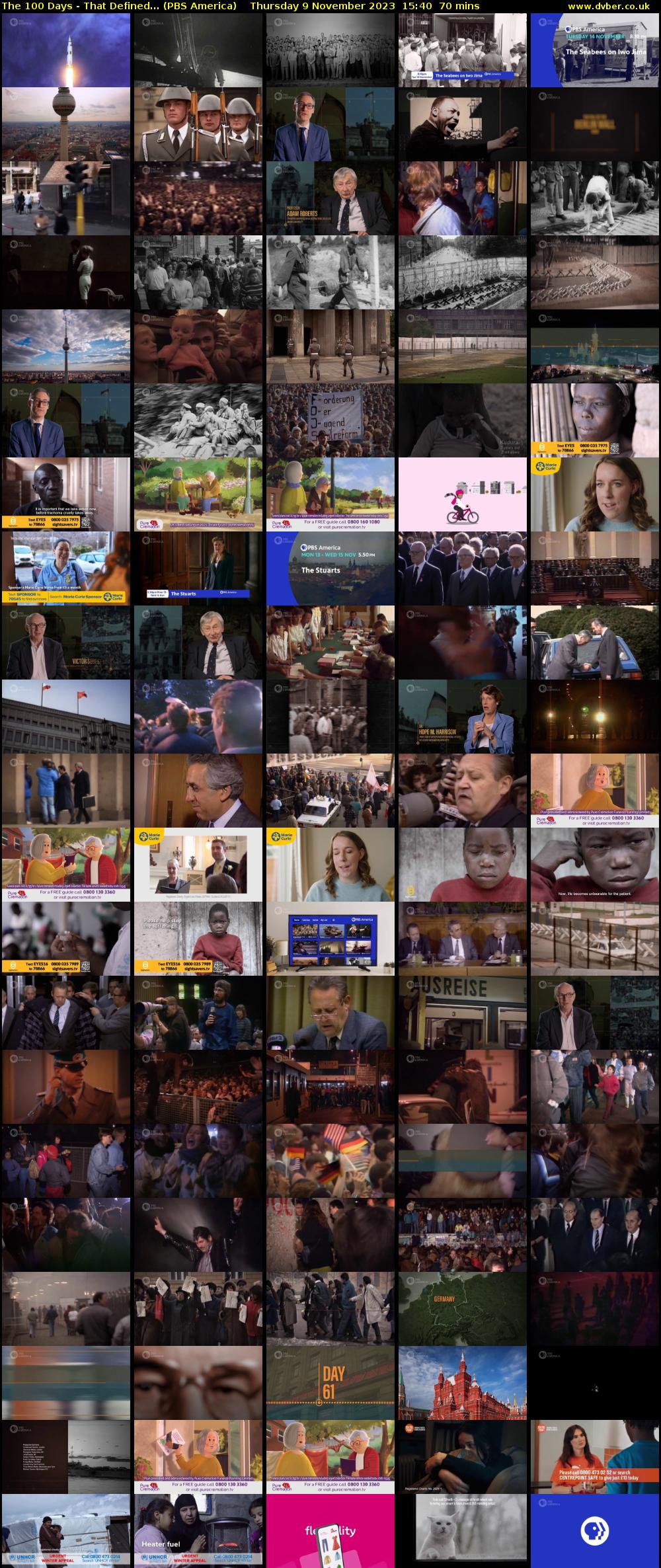 The 100 Days - That Defined... (PBS America) Thursday 9 November 2023 15:40 - 16:50