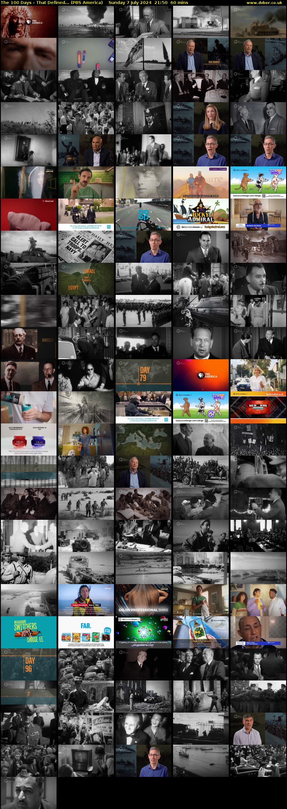 The 100 Days - That Defined... (PBS America) Sunday 7 July 2024 21:50 - 22:50