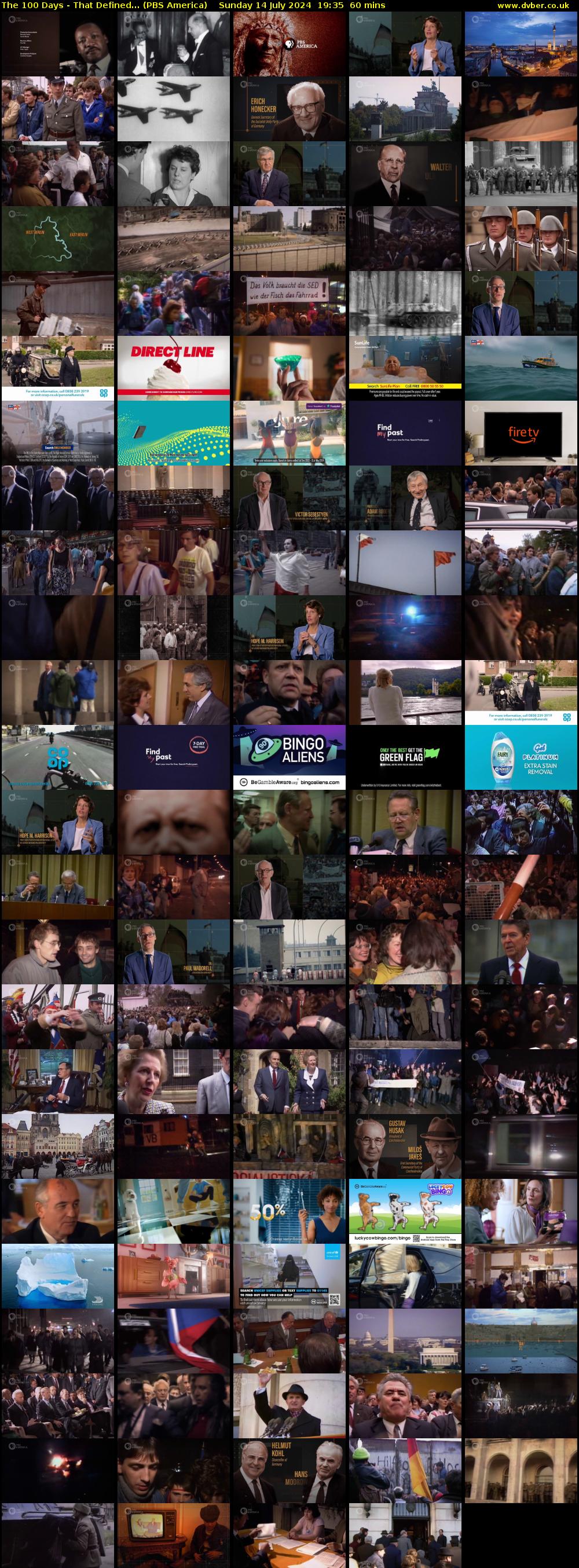 The 100 Days - That Defined... (PBS America) Sunday 14 July 2024 19:35 - 20:35