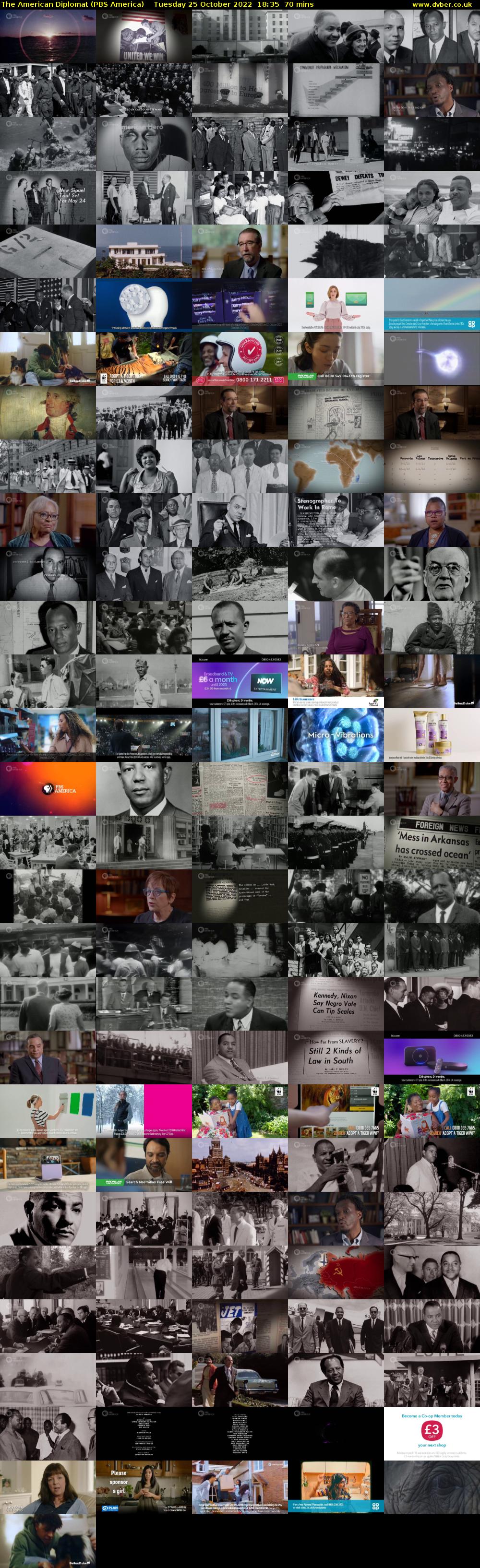 The American Diplomat (PBS America) Tuesday 25 October 2022 18:35 - 19:45