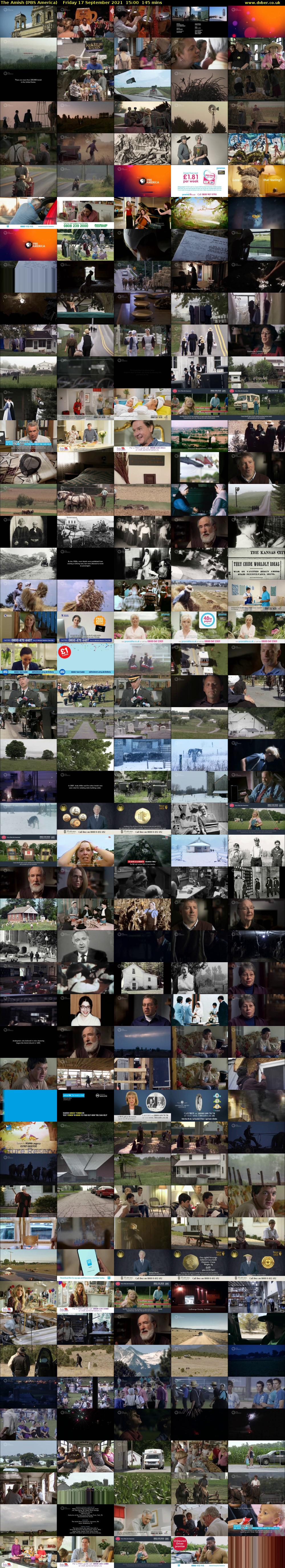 The Amish (PBS America) Friday 17 September 2021 15:00 - 17:25