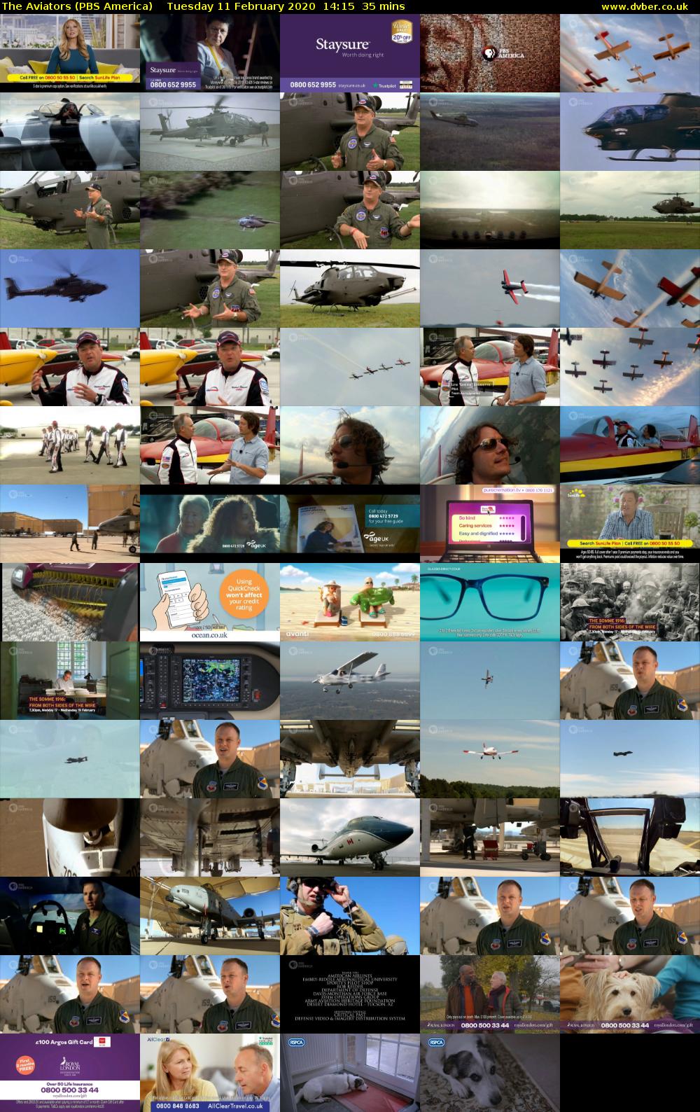 The Aviators (PBS America) Tuesday 11 February 2020 14:15 - 14:50