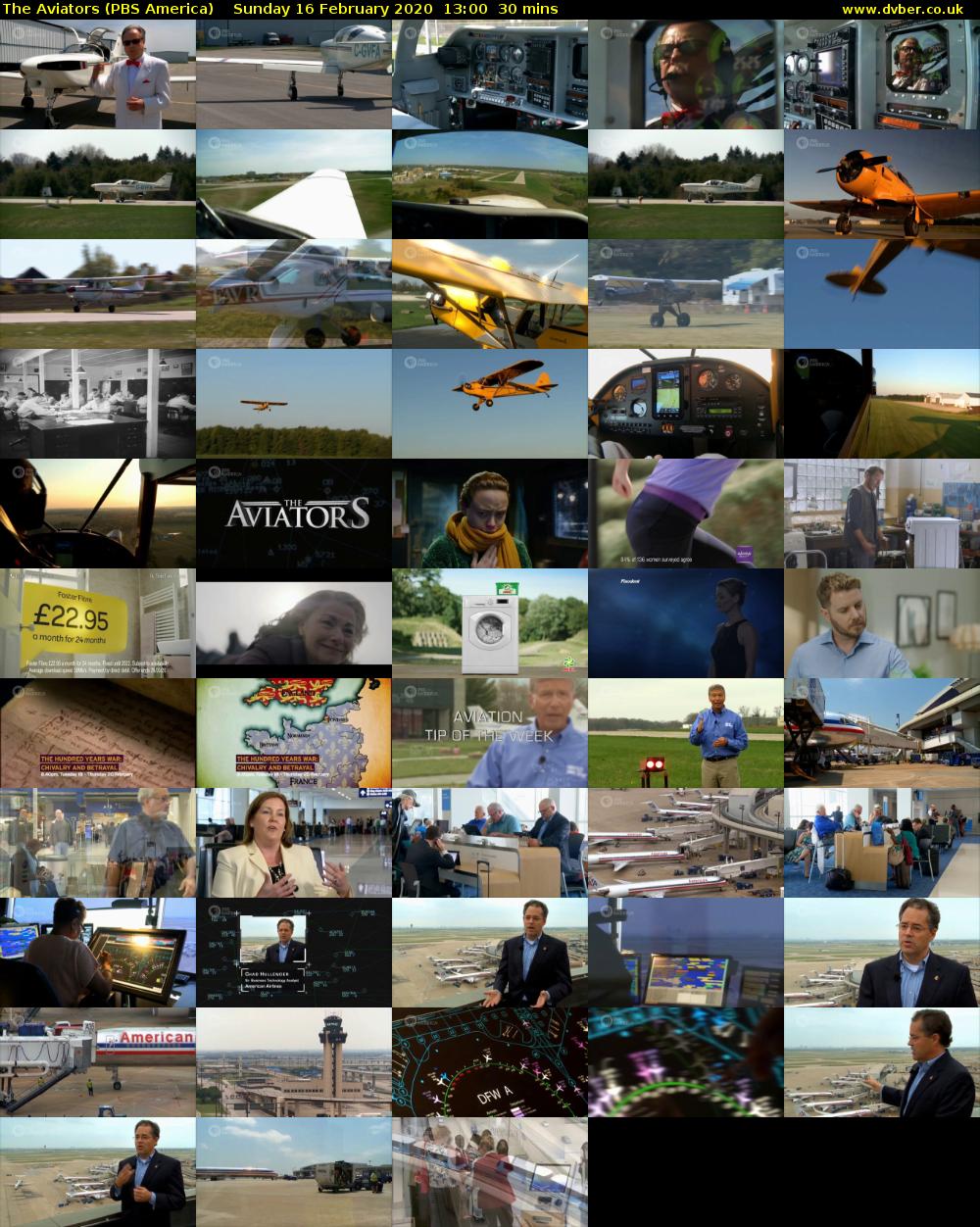 The Aviators (PBS America) Sunday 16 February 2020 13:00 - 13:30