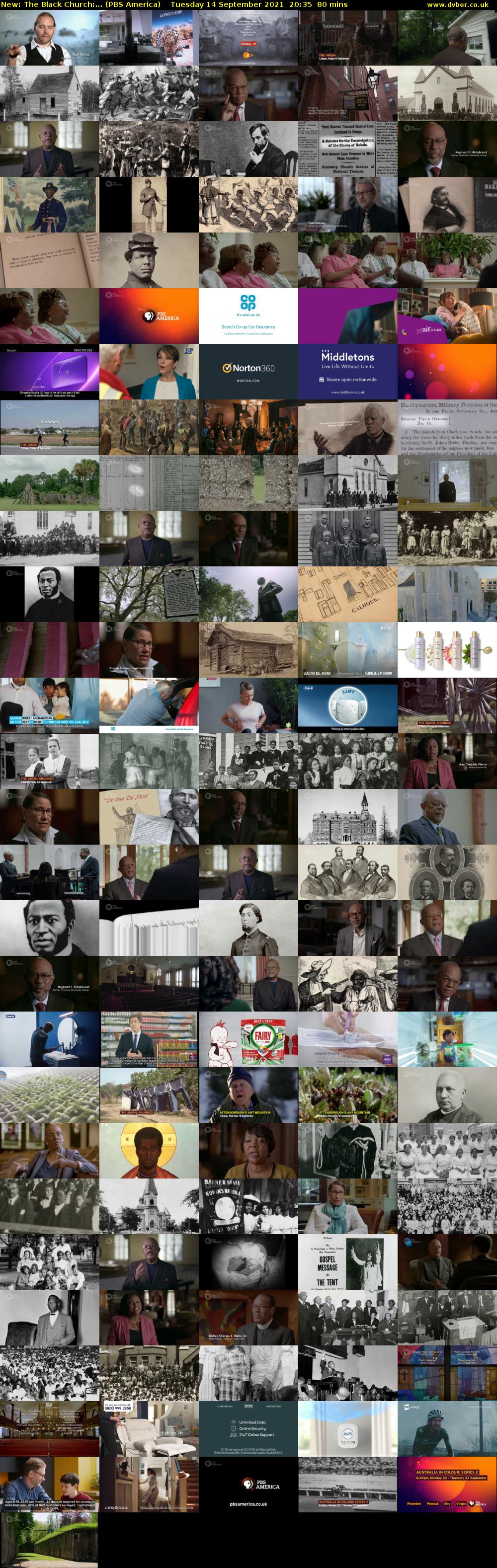 The Black Church:... (PBS America) Tuesday 14 September 2021 20:35 - 21:55