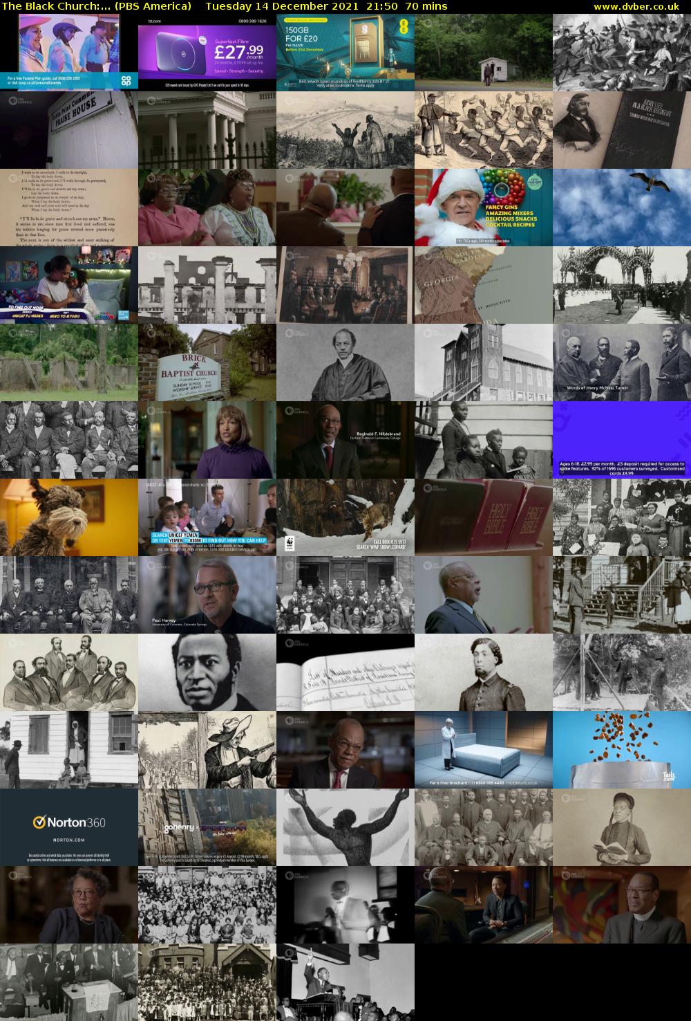 The Black Church:... (PBS America) Tuesday 14 December 2021 21:50 - 23:00