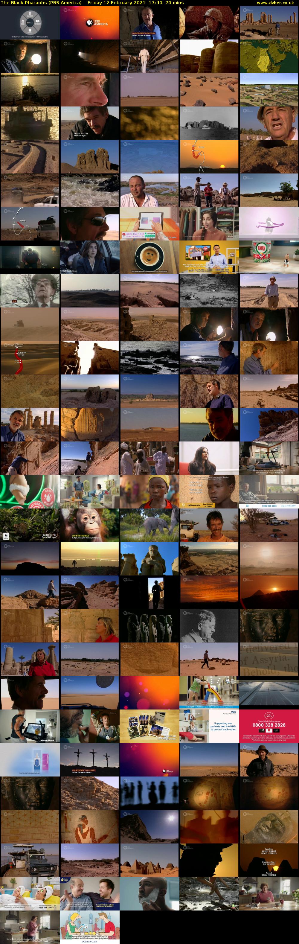 The Black Pharaohs (PBS America) Friday 12 February 2021 17:40 - 18:50