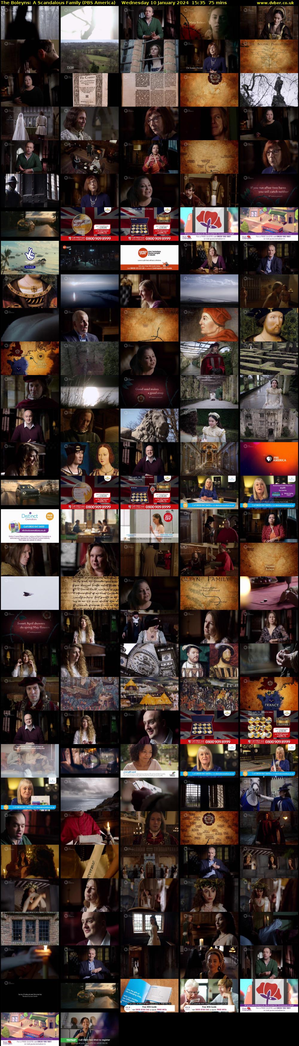 The Boleyns: A Scandalous Family (PBS America) Wednesday 10 January 2024 15:35 - 16:50