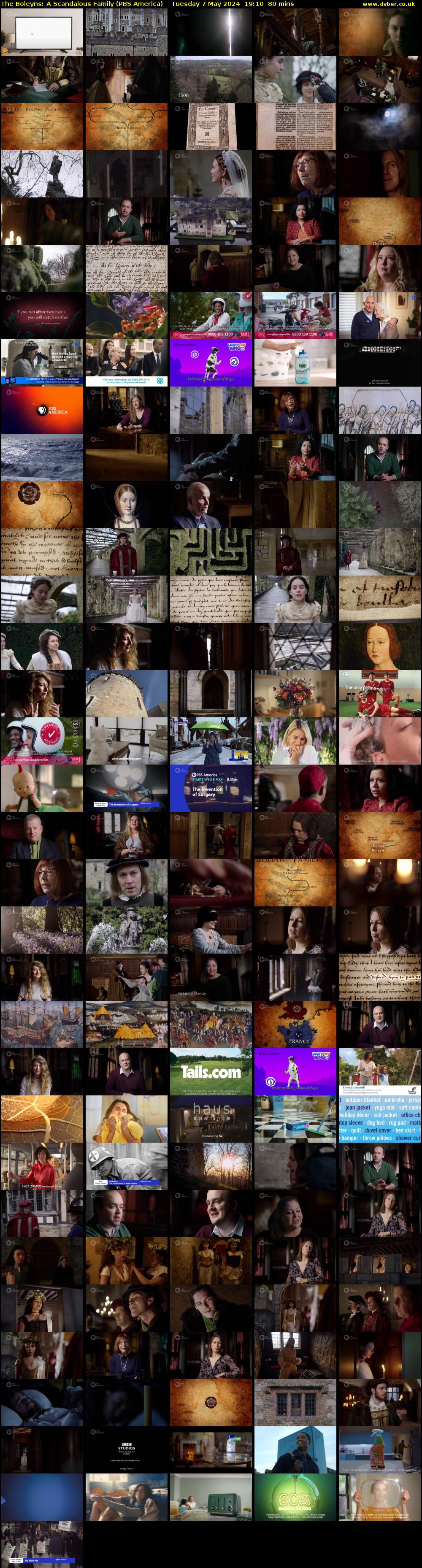 The Boleyns: A Scandalous Family (PBS America) Tuesday 7 May 2024 19:10 - 20:30