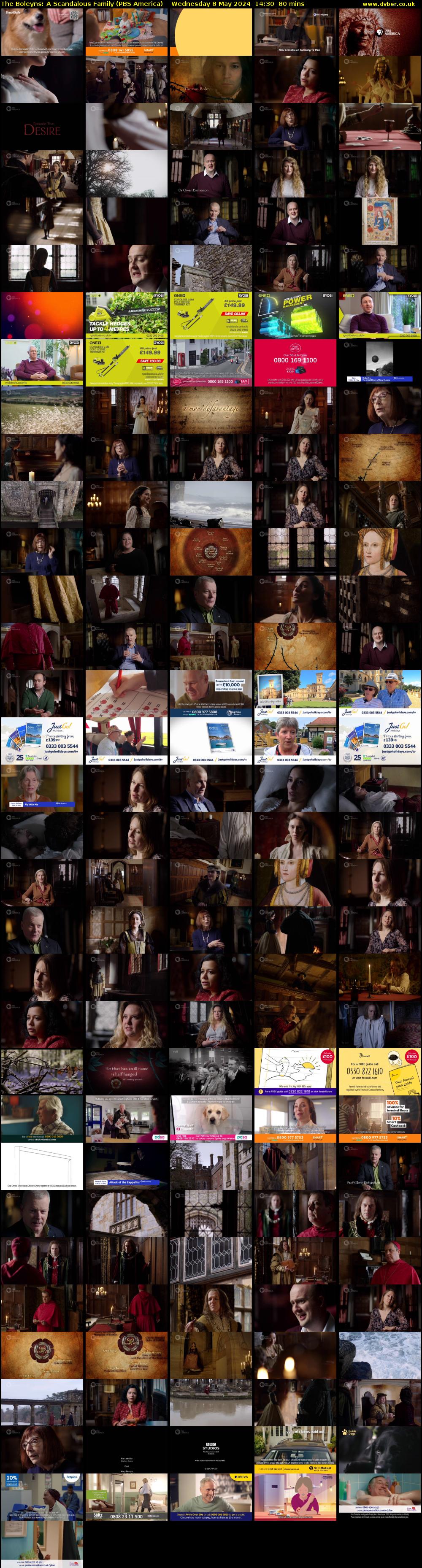 The Boleyns: A Scandalous Family (PBS America) Wednesday 8 May 2024 14:30 - 15:50