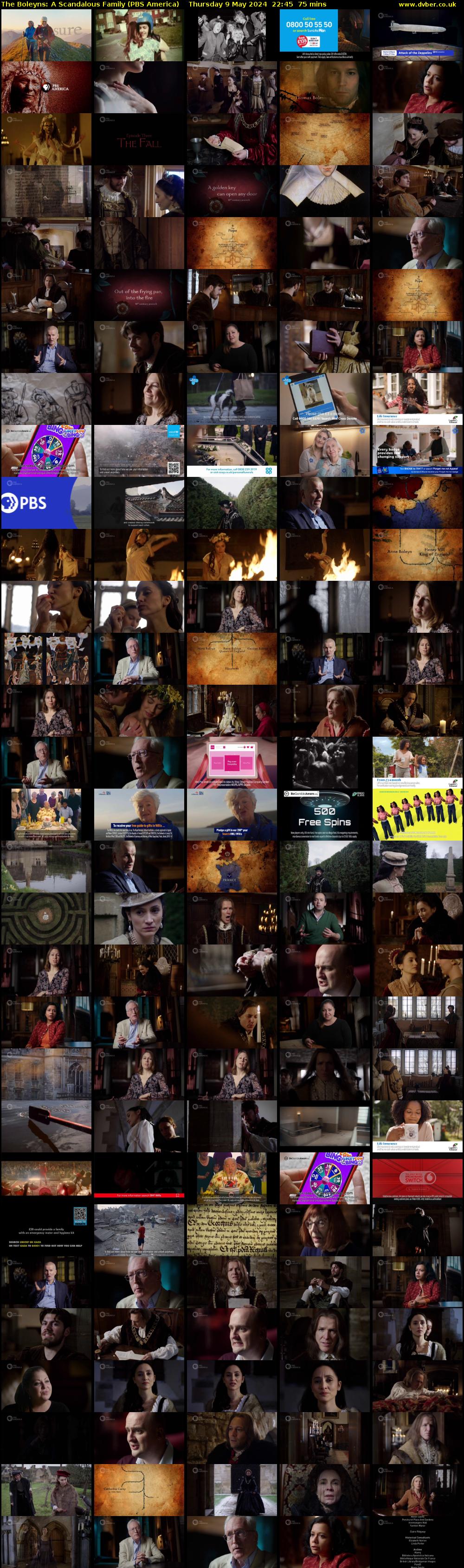 The Boleyns: A Scandalous Family (PBS America) Thursday 9 May 2024 22:45 - 00:00