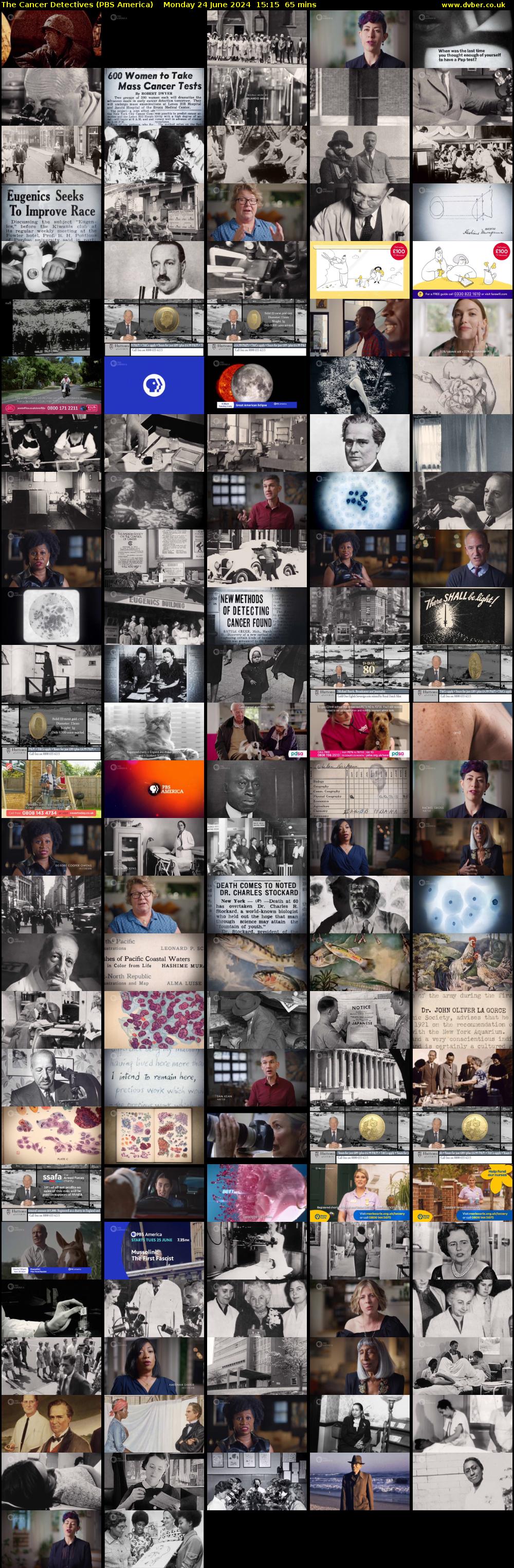 The Cancer Detectives (PBS America) Monday 24 June 2024 15:15 - 16:20