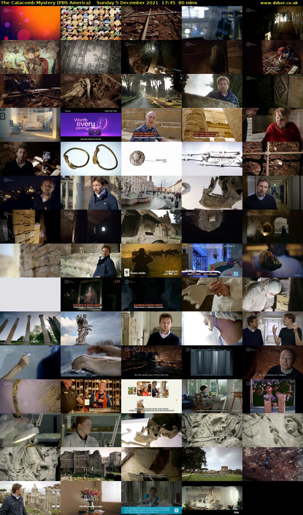 The Catacomb Mystery (PBS America) Sunday 5 December 2021 17:45 - 19:05