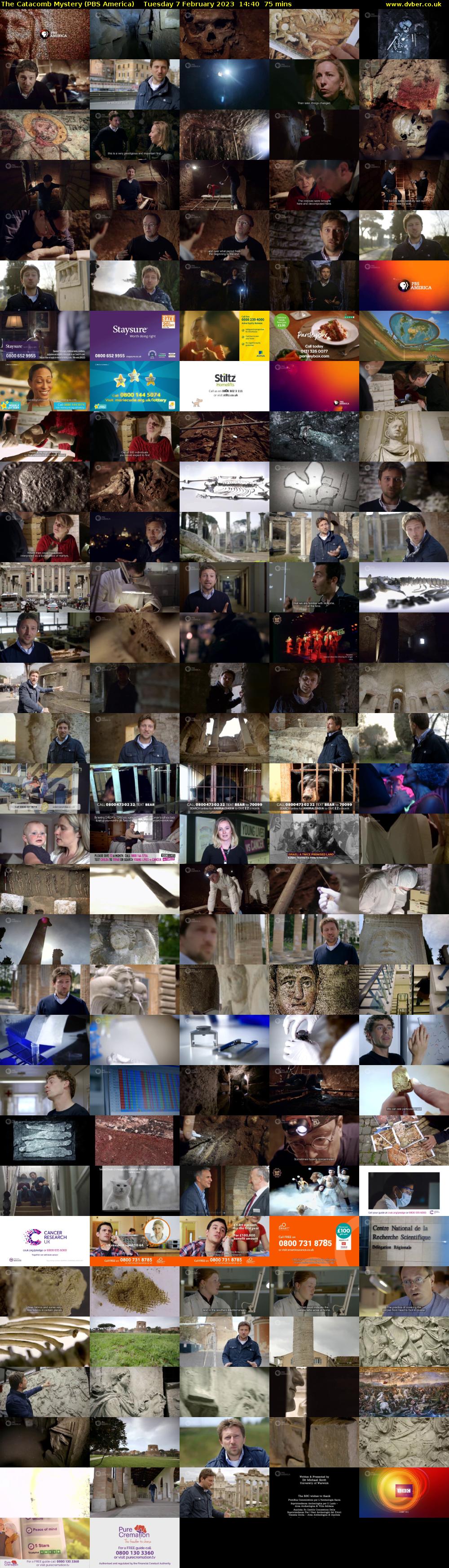 The Catacomb Mystery (PBS America) Tuesday 7 February 2023 14:40 - 15:55