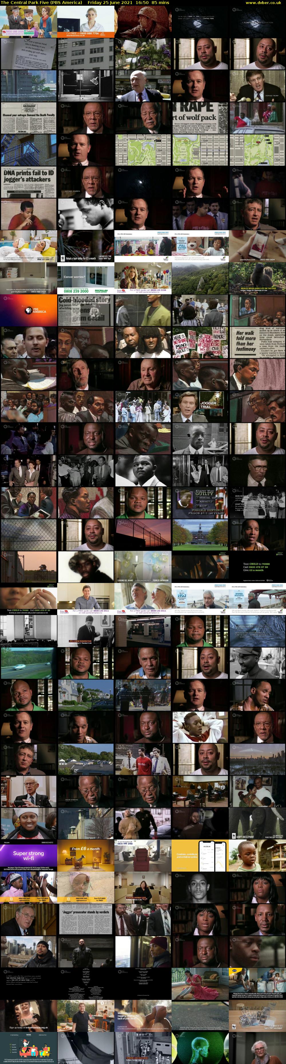 The Central Park Five (PBS America) Friday 25 June 2021 16:50 - 18:15