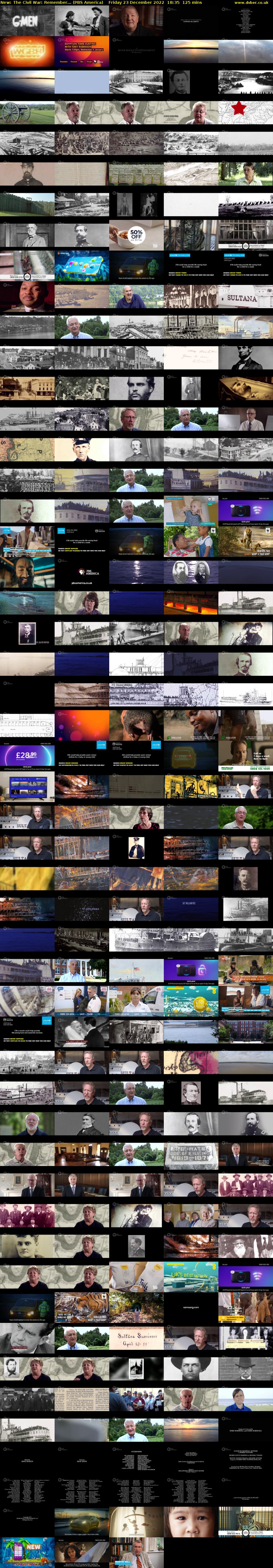 The Civil War: Remember... (PBS America) Friday 23 December 2022 18:35 - 20:40