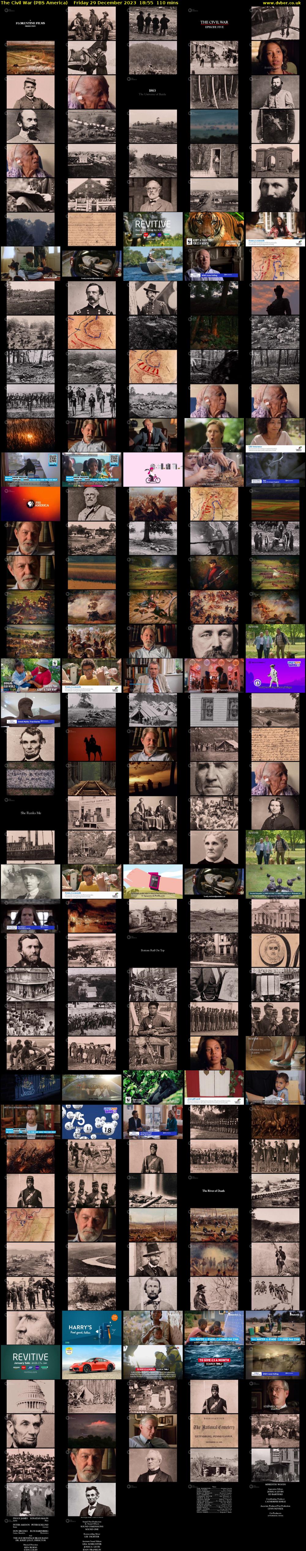 The Civil War (PBS America) Friday 29 December 2023 18:55 - 20:45
