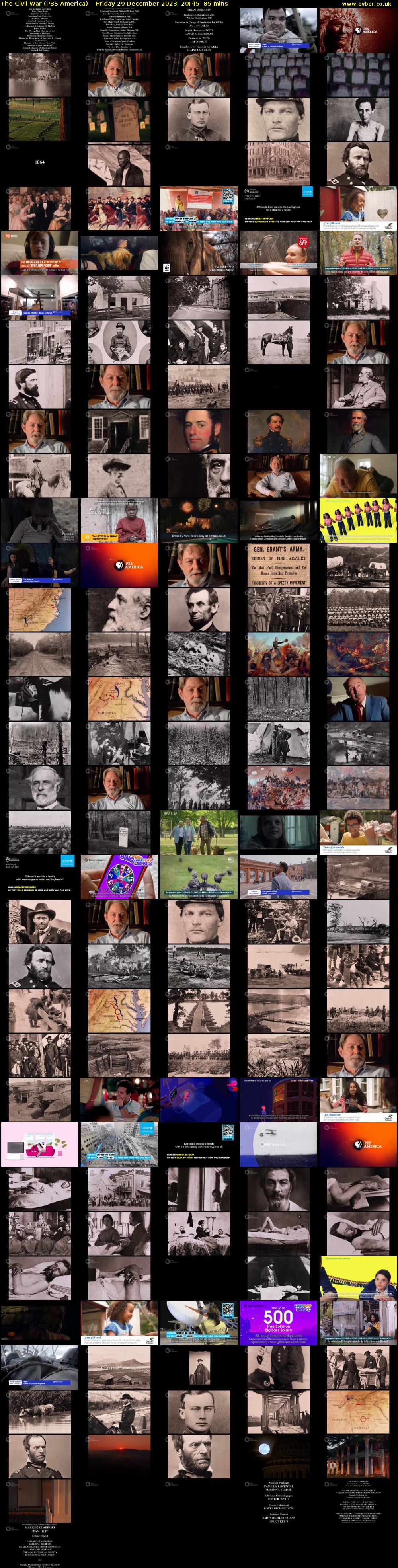 The Civil War (PBS America) Friday 29 December 2023 20:45 - 22:10