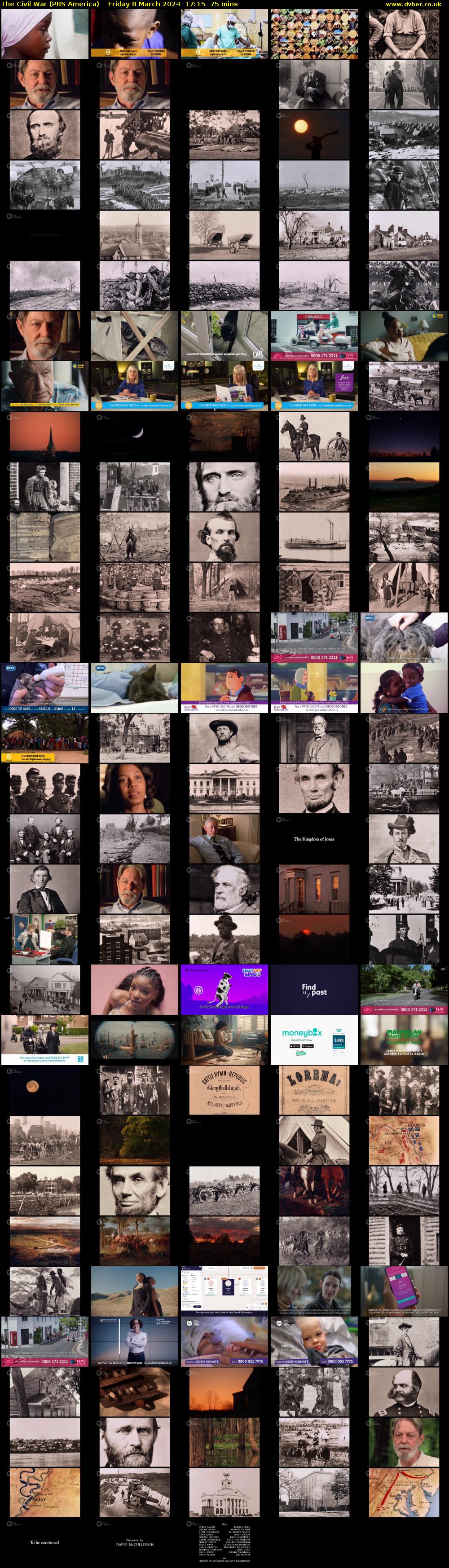 The Civil War (PBS America) Friday 8 March 2024 17:15 - 18:30