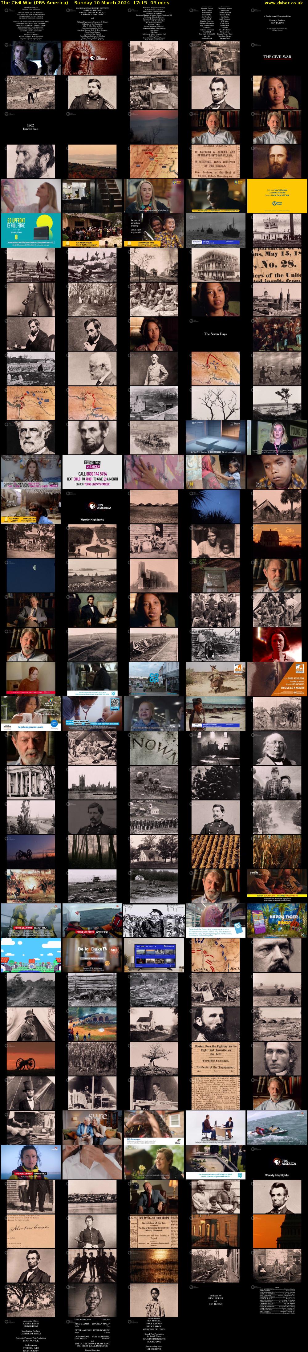 The Civil War (PBS America) Sunday 10 March 2024 17:15 - 18:50