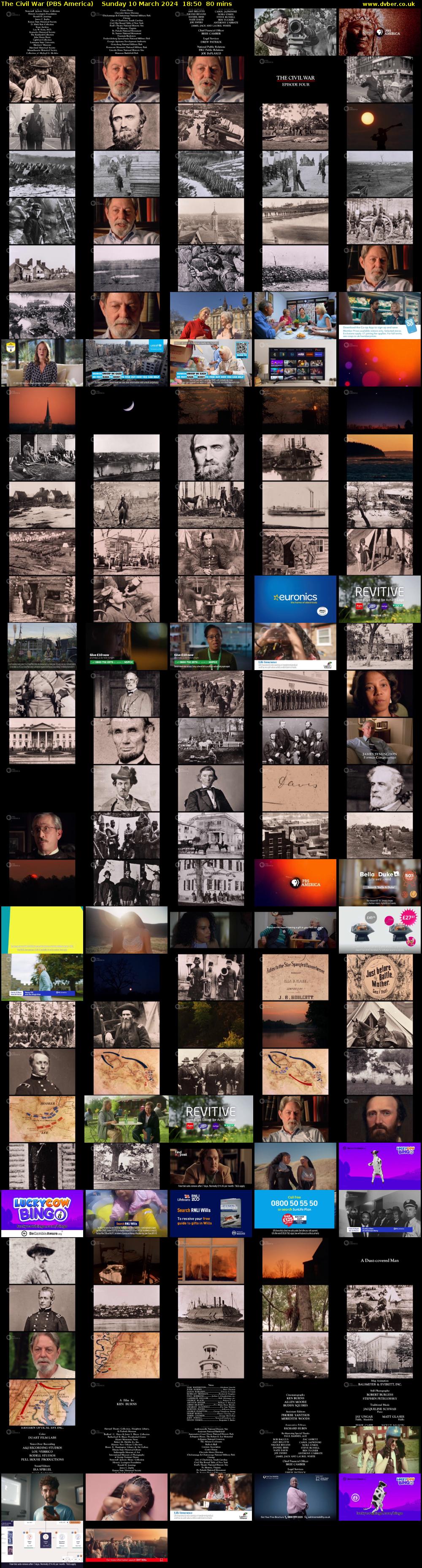 The Civil War (PBS America) Sunday 10 March 2024 18:50 - 20:10