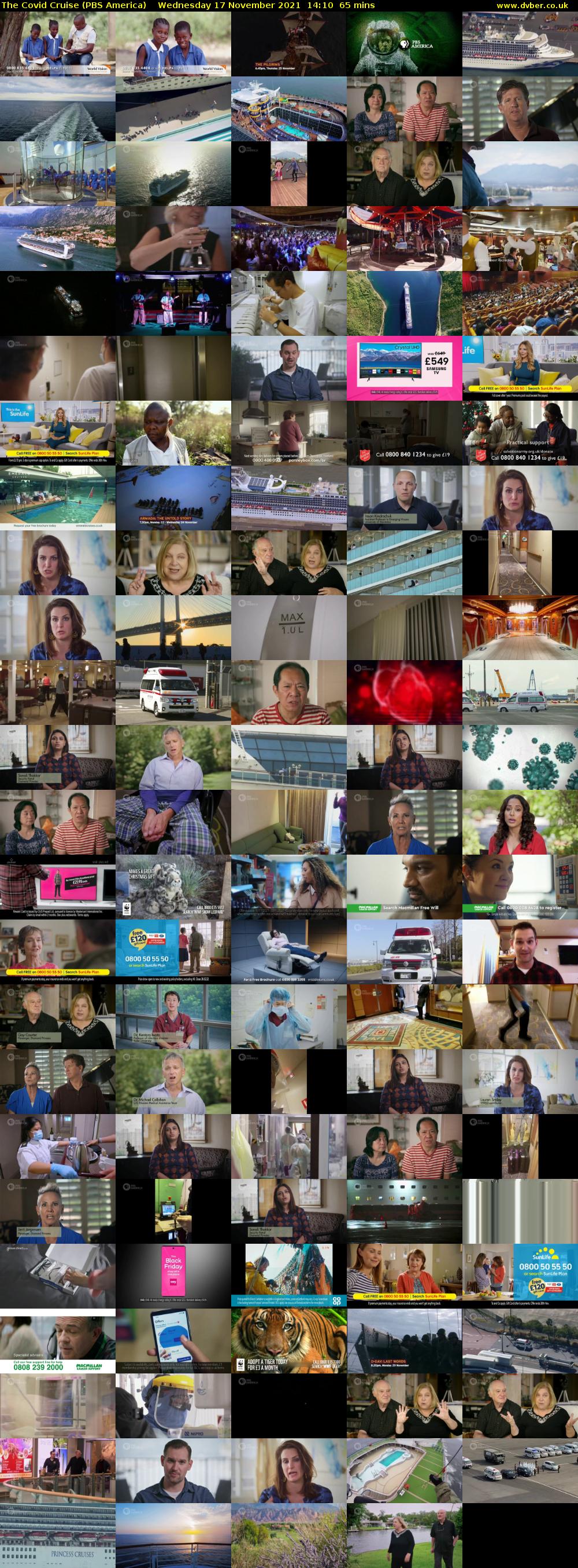 The Covid Cruise (PBS America) Wednesday 17 November 2021 14:10 - 15:15