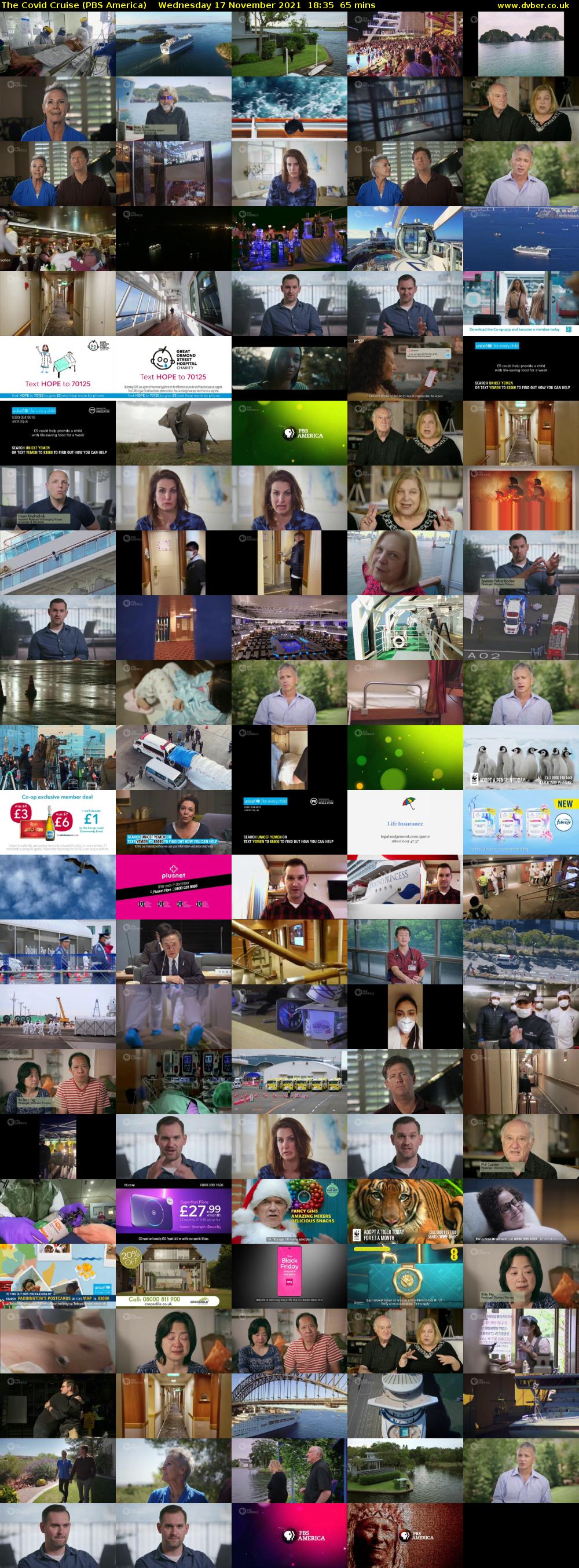 The Covid Cruise (PBS America) Wednesday 17 November 2021 18:35 - 19:40