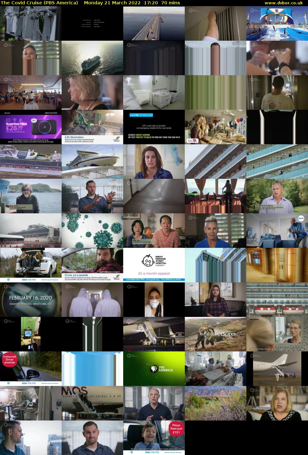 The Covid Cruise (PBS America) Monday 21 March 2022 17:20 - 18:30