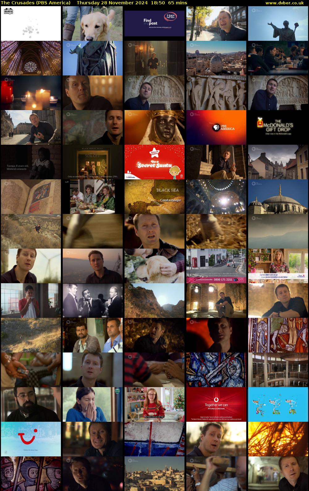 The Crusades (PBS America) Thursday 28 November 2024 18:50 - 19:55