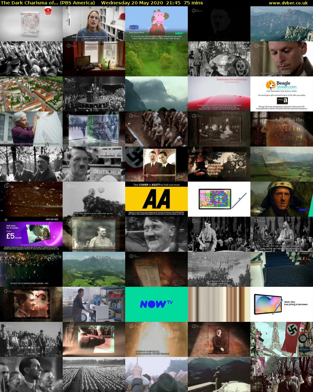 The Dark Charisma of... (PBS America) Wednesday 20 May 2020 21:45 - 23:00