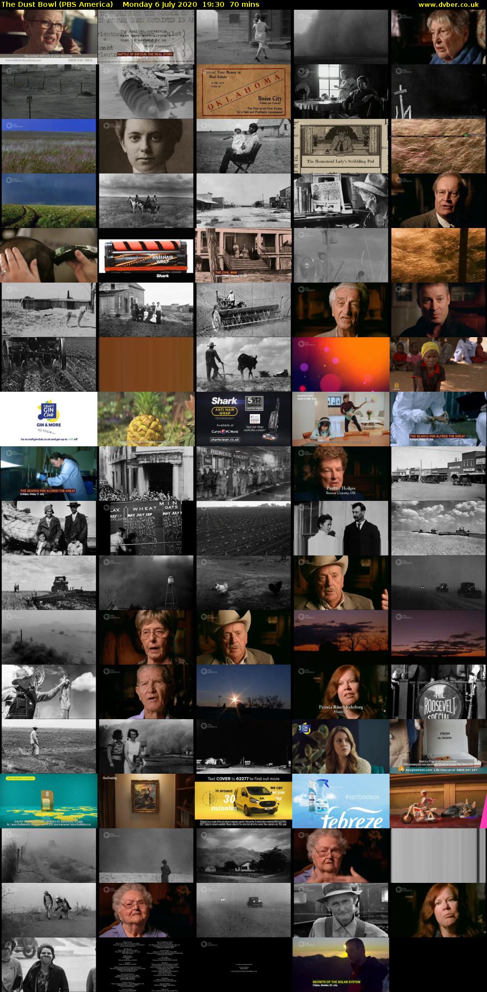 The Dust Bowl (PBS America) Monday 6 July 2020 19:30 - 20:40