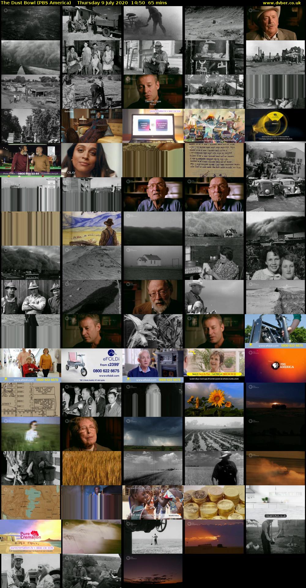 The Dust Bowl (PBS America) Thursday 9 July 2020 14:50 - 15:55