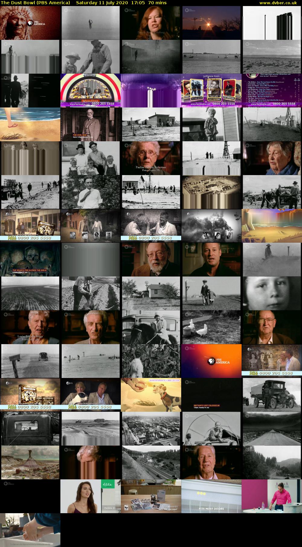 The Dust Bowl (PBS America) Saturday 11 July 2020 17:05 - 18:15
