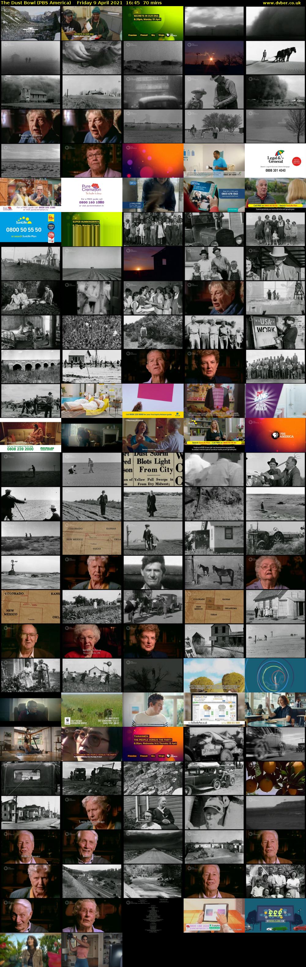 The Dust Bowl (PBS America) Friday 9 April 2021 16:45 - 17:55