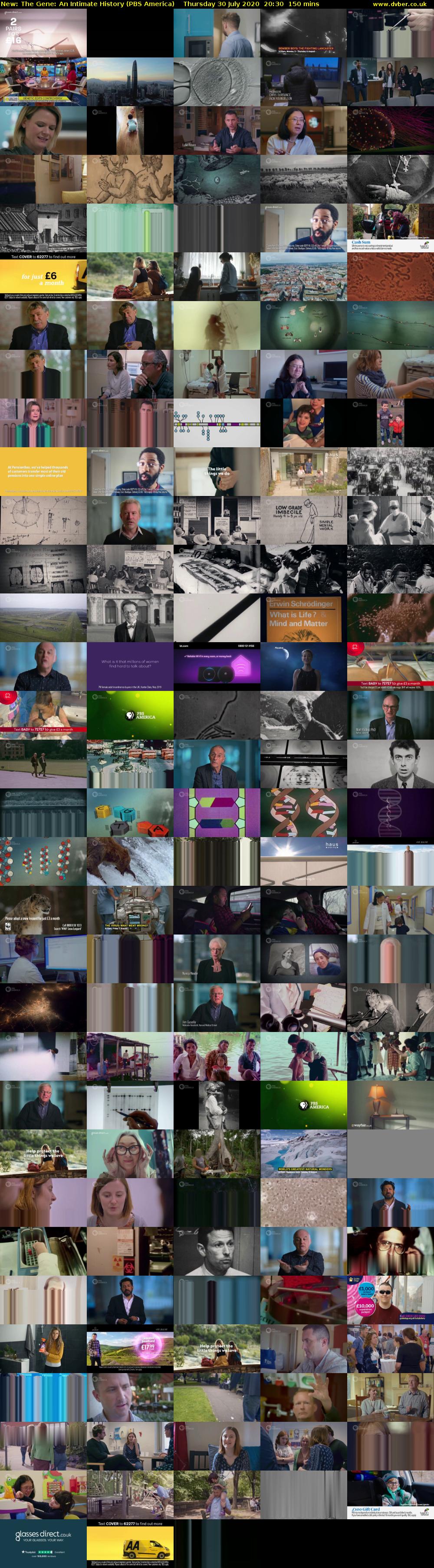 The Gene: An Intimate History (PBS America) Thursday 30 July 2020 20:30 - 23:00