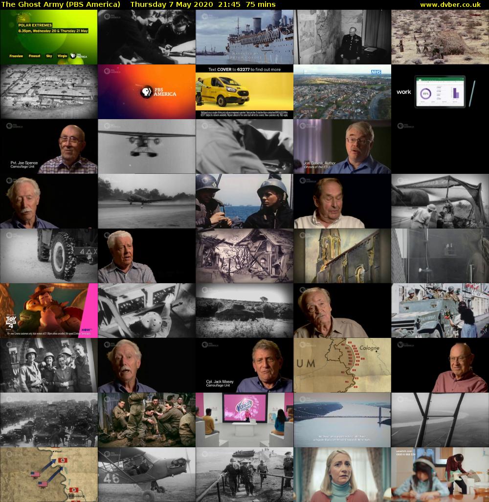 The Ghost Army (PBS America) Thursday 7 May 2020 21:45 - 23:00