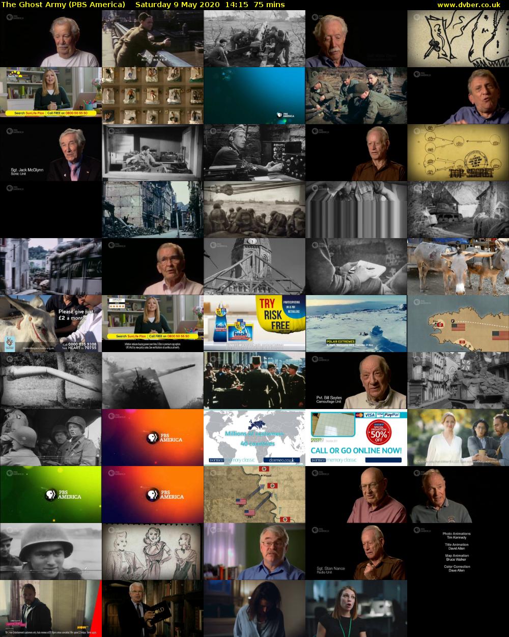 The Ghost Army (PBS America) Saturday 9 May 2020 14:15 - 15:30