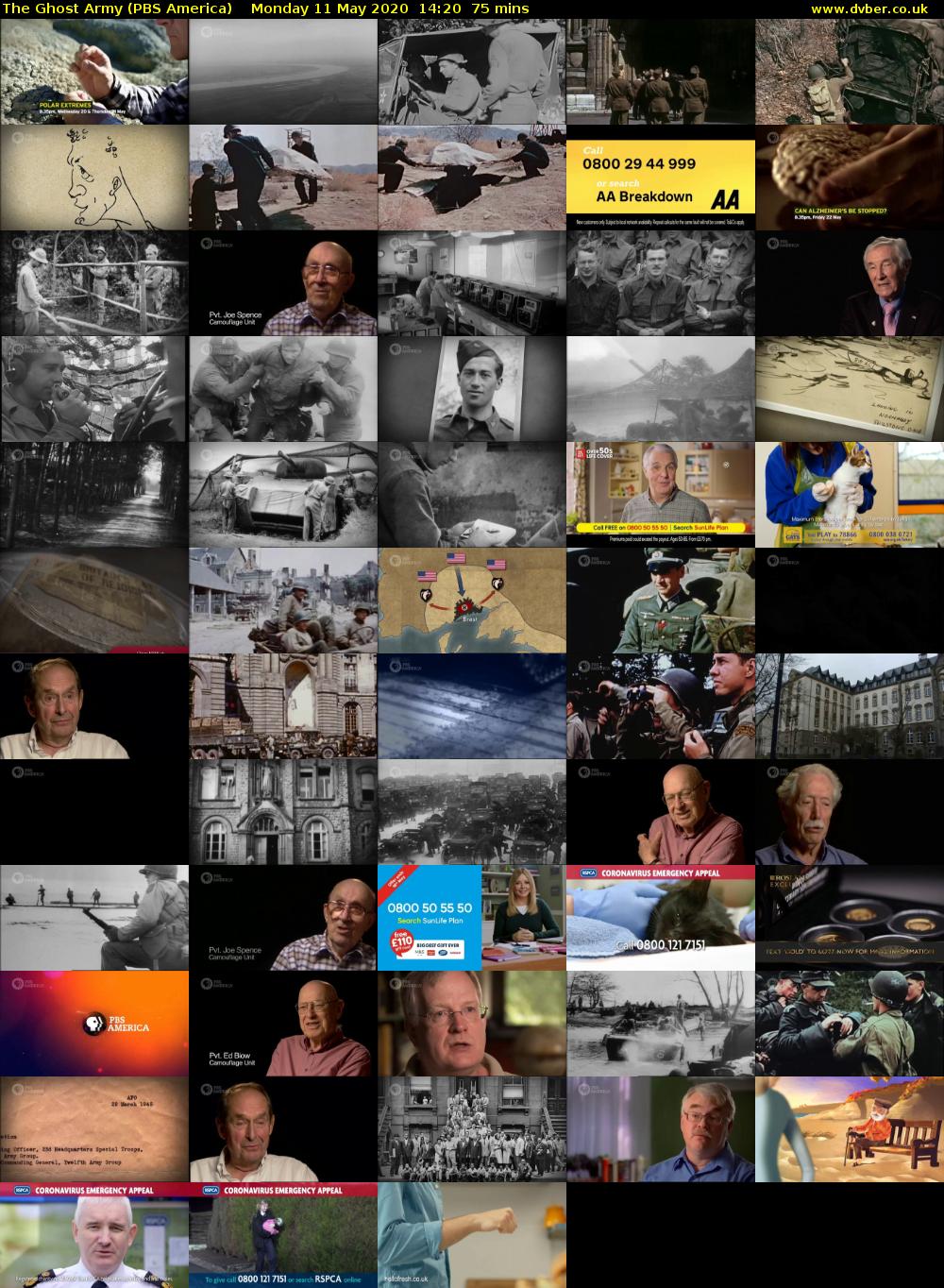 The Ghost Army (PBS America) Monday 11 May 2020 14:20 - 15:35