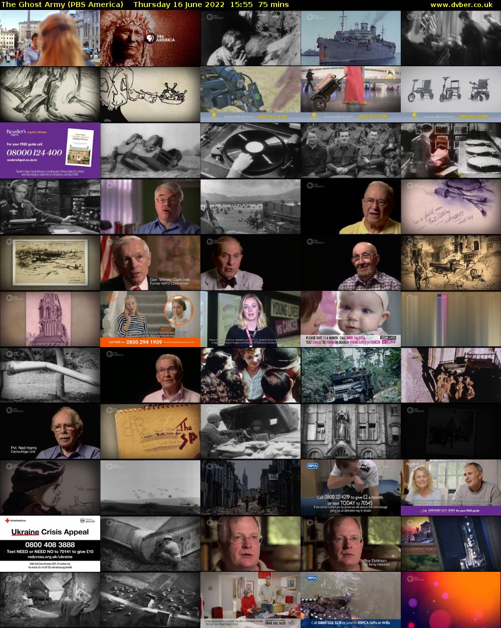 The Ghost Army (PBS America) Thursday 16 June 2022 15:55 - 17:10