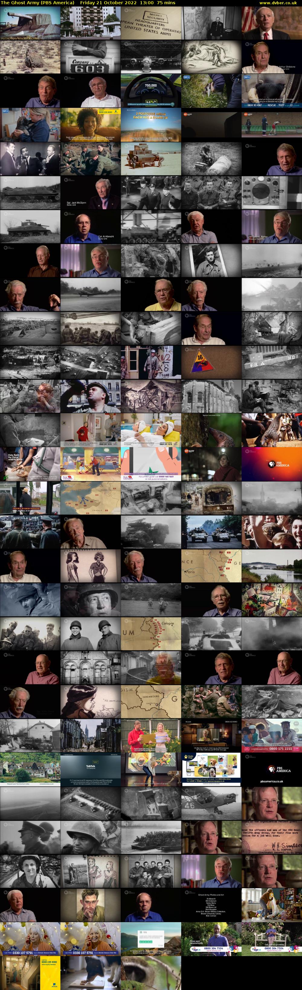 The Ghost Army (PBS America) Friday 21 October 2022 13:00 - 14:15